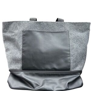 DSW Black and Gray Tote Bag